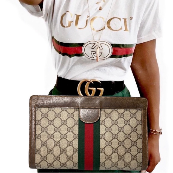 Gucci Handbags - Gucci Ophidia Clutch